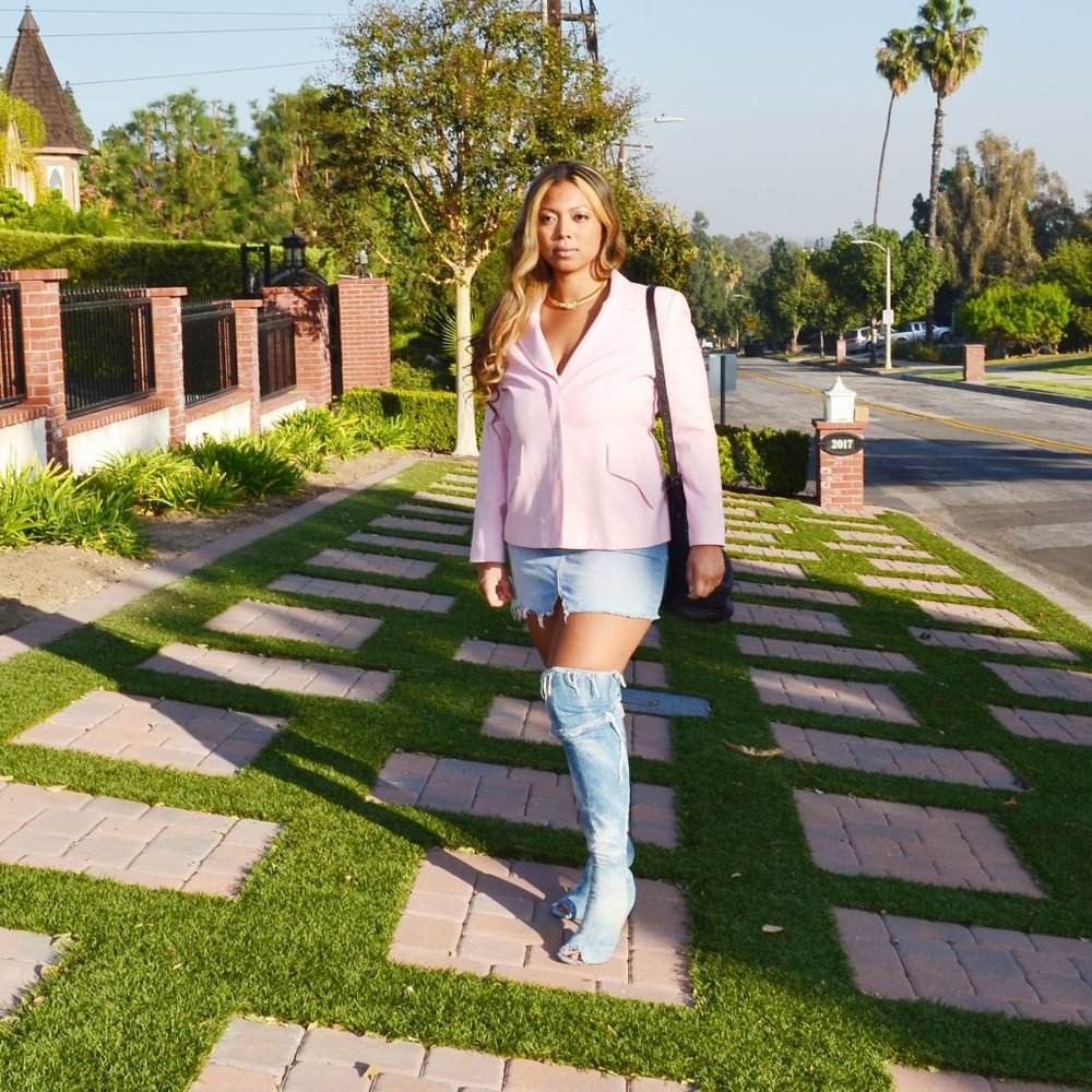 Escada Pink Wool Blazer EU 46/US 16